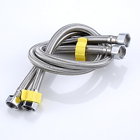 Mua Combo 2 Dây cấp nước thép không gỉ 304 dành cho bồn cầu  máy nước nóng