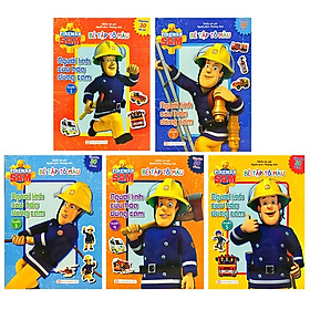 Bộ Sách Fireman Sam - Bé Tập Tô Màu - Người Lính Cứu Hỏa Dũng Cảm (Bộ 5 Cuốn)
