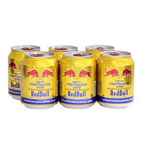 Lốc 6 lon nước tăng lực Redbull 250ml