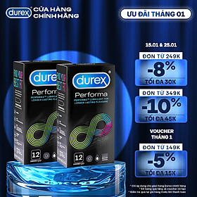 Combo 2 Bao cao su Durex Performa 12 bao 