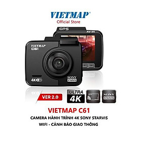 Mua Camera hành trình VIETMAP C61 + thẻ 32GB -Cảnh Báo Giao Thông Bằng Giọng Nói