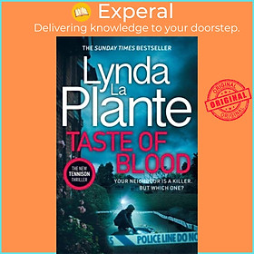 Sách - Taste of Blood - The thrilling new 2023 Jane Tennison crime novel by Lynda La Plante (UK edition, hardcover)