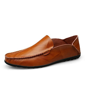 LCRTZKG Trọng lượng nhẹ LeFu Giày nam Moccasin Giày thoáng khí Giày đế bằng nam Giày dép thoải mái Giày dép cộng với kích thước