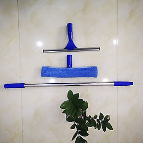 Mua Bộ dụng cụ lau kính tay gạt kính 25cm Bông lau kính 35cm  Cây tăng đơ 1m2