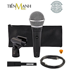 Mic Có Dây Cầm Tay Shure PGA48-QTR Vocal Mic Karaoke PGA48QTR Microphone PGA48 Hàng Chính Hãng USA - Kèm Móng Gẩy DreamMaker