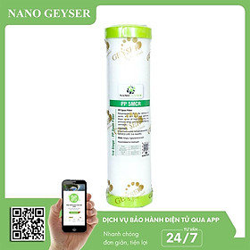 Mua Lõi lọc nước số 1 máy RO  Lõi PP 5 Micron Nano Geyser  Dùng cho các dòng máy lọc nước RO  Karofi  Aqua - Hàng Chính Hãng