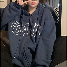 Áo khoác hoodie khóa kéo form rộng chất nỉ ngoại dày dặn jump, áo khoác nỉ hoodie jump mũ 2 lớp unisex ulzzang, áo khoác nỉ nam nữ chữ jump mẫu hot 2023