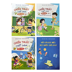 Sách - combo 4 cuốn chiến thuật viết văn tiểu học + mỗi bài đọc hiểu học nhiều điều hay
