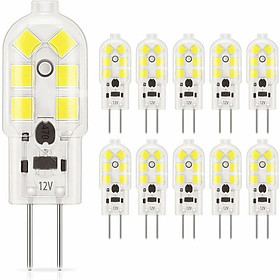 G4 LED 2W AC/DC 12V Bóng đèn tương đương với 20W Mái vòm halogen và đèn chùm không thể điều chỉnh 20W
