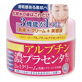 Kem Dưỡng Ẩm Làm Trắng Da Nhau Thai Ngựa Cosmetex Roland Biyougeneki 3In1 Cream Ap (180g)