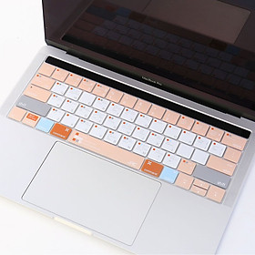Mua Miếng lót  Phủ Bàn Phím Macbook JRC Shortcut - Mix Orange - Chất liệu TPU cao cấp  Chống nước  bụi bẩn - Hàng Chính Hãng