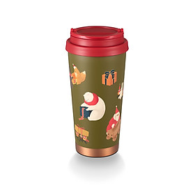 Bình Giữ Nhiệt Starbucks 16Oz  SS LITL FDS HARDWORK HOL