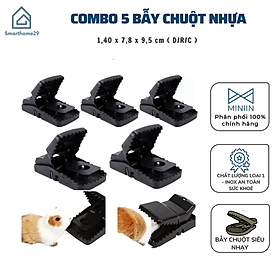 Hình ảnh Combo 5 Kẹp Bẫy Chuột Thông Minh Siêu Nhạy, Dụng Cụ Bẫy Chuột Lực Bật Siêu Khoẻ, Dùng Được Nhiều Lần - HÀNG CHÍNH HÃNG MINIIN