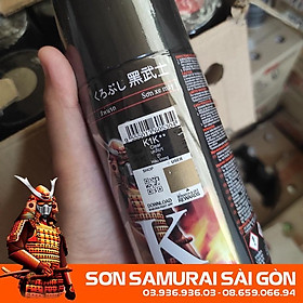 Combo sơn SAMURAI 109 ĐEN BÓNG chính hãng - Sơn phun xe máy SAMURAI SÀI GÒN