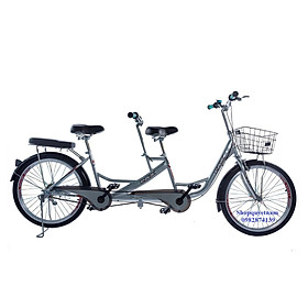Hình ảnh Xe đạp đôi Pax 1P-Sport 3 chỗ ngồi, 2 người đạp độc lập, xe đạp cho gia đình
