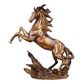 Resin Horse Sculpture Horse Figurine Ornament Tabletop Decoration