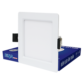 Đèn LED âm trần vuông siêu mỏng 6w ENA