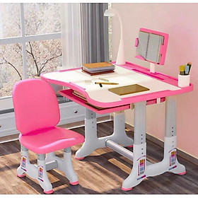 Mua Bộ bàn ghế học sinh chống cận chống gù bàn thông minh có điều chỉnh chiều cao góc nghiêng có giá sách ngăn kéo B02