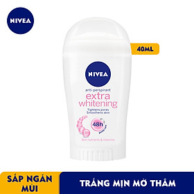 Sáp Ngăn Mùi NIVEA Extra Whitening Trắng Mịn Mờ Vết Thâm (40ml) - 82896