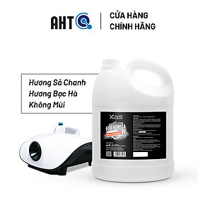 DUNG DỊCH NANO BẠC PHUN KHÓI DIỆT KHUẨN-DÙNG CHO MÁY TẠO KHÓI-NANO XCLEAN FOR HORECA 4 LÍT-KHỬ MÙI, KHỬ KHUẨN KHÔNG GIAN NHÀ Ở, NHÀ HÀNG, VĂN PHÒNG-NANO BẠC AHT CORP (AHTC)