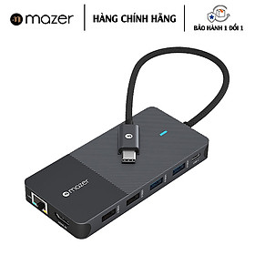 Cổng Chuyển Đổi Mazer Infinite.HUB Pro 11-in-1 USB-C - Hàng Chính Hãng