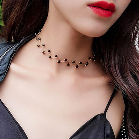 Vòng cổ choker đính ngọc trai sang trọng cho nữ