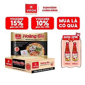 Thùng 18 mì hải sản chua cay hoàng gia vifon