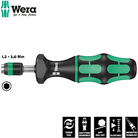 Tua vít cân chỉnh lực kỹ thuật Wera 05074701001 7441 dải lực 1,2 - 3,0 Nm với đầu vào tháo lắp nhanh 1/4