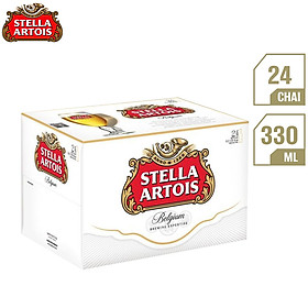 Thùng 24 Chai Bia Stella Artois (330ml / Chai)