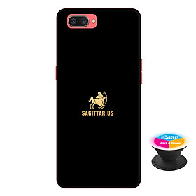Ốp lưng nhựa dẻo dành cho Oppo A3s in hình Sagitaurius - Tặng Popsocket in logo iCase - Hàng Chính Hãng