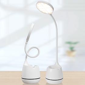 Đèn led để bàn sạc usb có đế để điện thoại - Đèn học chống cận - Hàng chính hãng