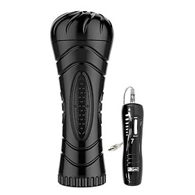 Đồ Chơi Hổ Trợ Tình Dục Nam - Máy Massge 7 Chế Độ Rung Cao Cấp - Âm Đạ.o Giả Hình Đèn Pin-Remote Cầm Tay