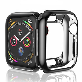 Ốp Case Bảo Vệ TPU Mạ Chrome Hoco Cho Apple Watch Series 4 5 6 SE Size 40