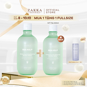 Nước Tẩy Trang Tảo Biển Sạch Mềm Mịn và Hỗ Trợ Sáng Da 500ml