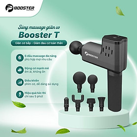 Máy (súng) massage cầm tay giảm đau cơ bắp căng cơ Booster T - 126W, 6 đầu