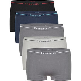 Combo 5 Quần Lót Boxer Nam Freeman 6513-CB5