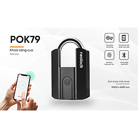 Mua Ổ khóa POK79 chống trộm xe máy khóa càng xe máy vân tay thông minh qua app neolock