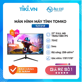 Mua Màn hình máy tính GAMING Tomko T2721F 27 inch Full 3 viền IPS 75Hz (HDMI+VGA+DC) - siêu rẻ siêu chất lượng - Hàng chính hãng