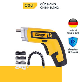 Mua Máy khoan vít dùng pin Lithium 28 chi tiết Deli DL6521- Hàng Chính Hãng - Bảo Hành 12 Tháng - Đổi Trả 15 Ngày
