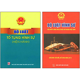 Hình ảnh Combo 2 Cuốn: Bộ Luật Hình Sự Của Nước CHXHCN Việt Nam + Bộ Luật Tố Tụng Hình Sự (Hiện Hành)