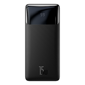 Mua Pin sạc dự phòng sạc nhanh 15W dung lượng 20000 mAh trang bị 3 cổng ouput Type C và 2 USB A hiệu Baseus Bipow smart Digital Display cho Smartphone / Tablet / Laptop / Macbook (công suất 15W  chuẩn PD 3.0  3 output) (màu ngẫu nhiên) - hàng nhập khẩu