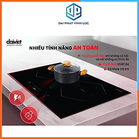 Mua Bếp Từ Đôi/Bếp Điện Từ Kết Hợp Hồng Ngoại Đại Việt DVT-200002- Bộ điều khiển IGBT Đức- Công Suất 4200W- Bảo Hành 12 Tháng