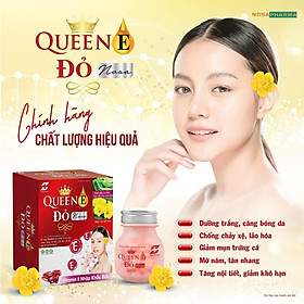 Viên uống đẹp da Queen E Đỏ Nosa, Bổ sung Vitamin E cho cơ thể, chống oxy hóa, giúp hạn chế lão hóa da, đẹp da