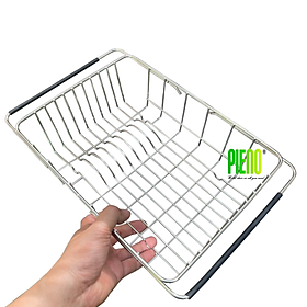 Mua Rổ rút inox 304 sử dụng phù hợp với mọi loại chậu rửa chén- Rổ úp chén inox 304