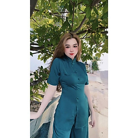 ĐỒ LAM ĐI CHÙA THIẾT KẾ CAO CẤP SJ23 Cúc Vải