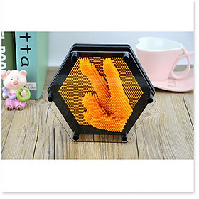 Lưu giữ kỉ niệm đẹp Hanprint 3D PinArt 18cm (Màu cam)