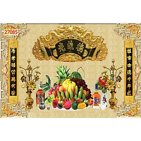 Mua Tranh dán ban thờ  phòng thờ 3D Zalo 0967959399
