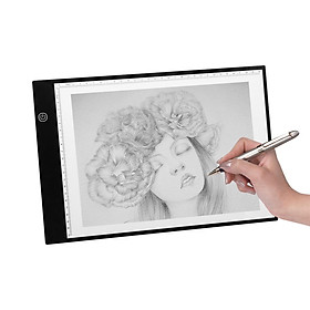 A4 LED Light Box Tracer Ultra-thin USB Powered Tracing Light Pad Board 3 Level Adjustable Brightness for Artists Kids
