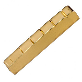 2X 6 String 42mm Split Brass Nut for Guitar Spare Parts
