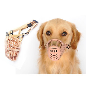 Rọ mõm nhựa chống sủa, chống cắn cho chó